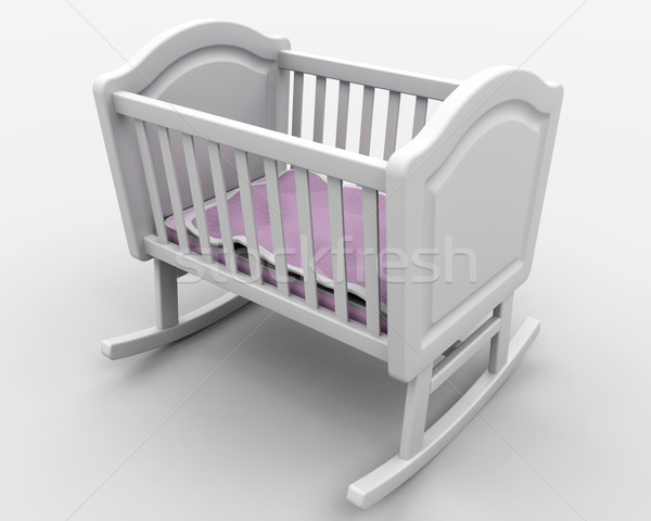 Baby's crib Stock photo © kjpargeter