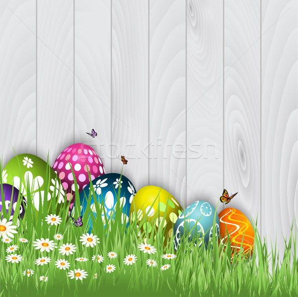 Easter egg background  Stock photo © kjpargeter