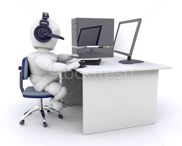 商業照片: 男子 · 網頁 · 三維渲染 · 計算機 · 電話