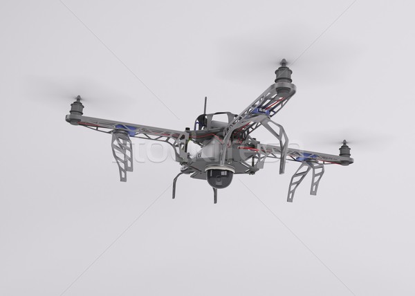 Stock photo: Quadcopter drone