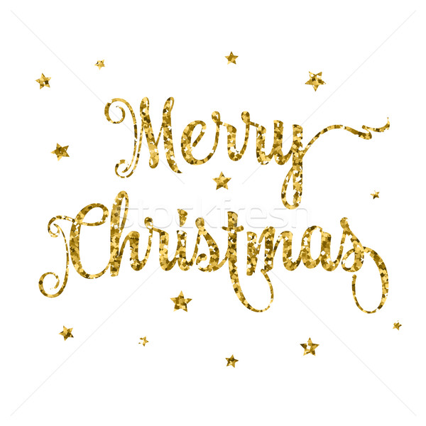 Glittery merry Christmas background  Stock photo © kjpargeter