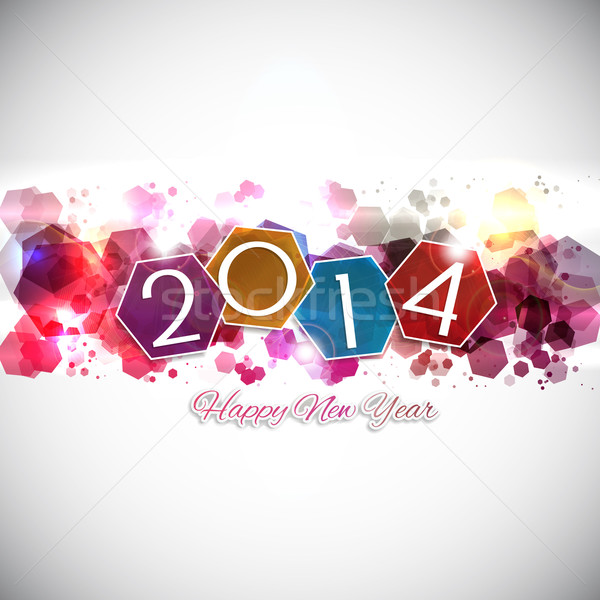 Happy new year background  Stock photo © kjpargeter