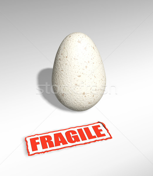 Fragile egg Stock photo © kjpargeter