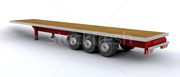 heavy goods trailer Stock photo © kjpargeter