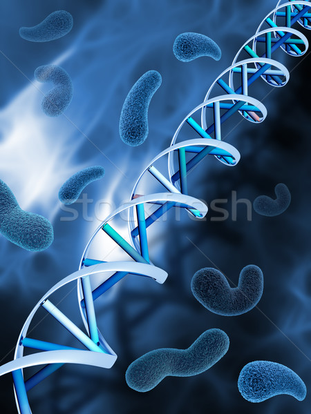 DNA background Stock photo © kjpargeter