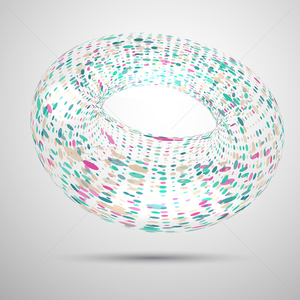 Abstrato esfera decorativo projeto cor padrão Foto stock © kjpargeter