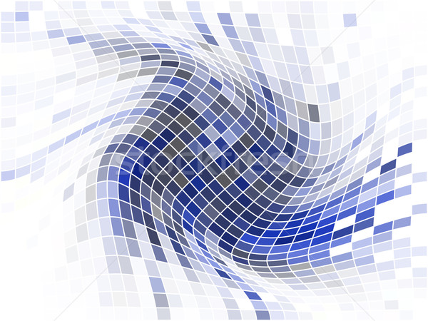 Mosaik swirl abstrakten Hintergrund Stock foto © kjpargeter
