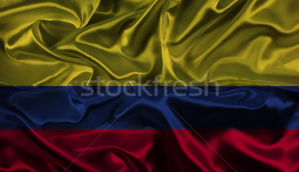 Colombian flag background Stock photo © kjpargeter