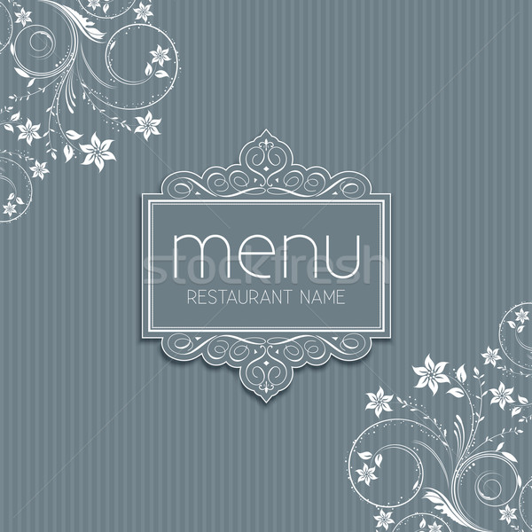 Stylish menu design Stock photo © kjpargeter