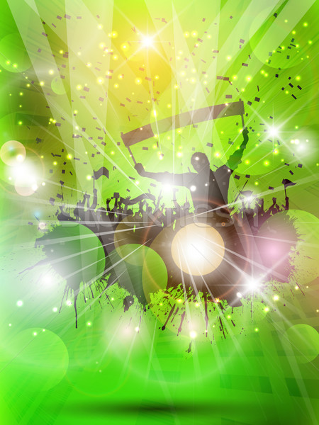Football supporters background Stock photo © kjpargeter
