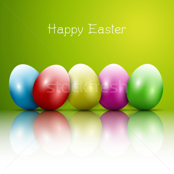 Happy Easter background  Stock photo © kjpargeter