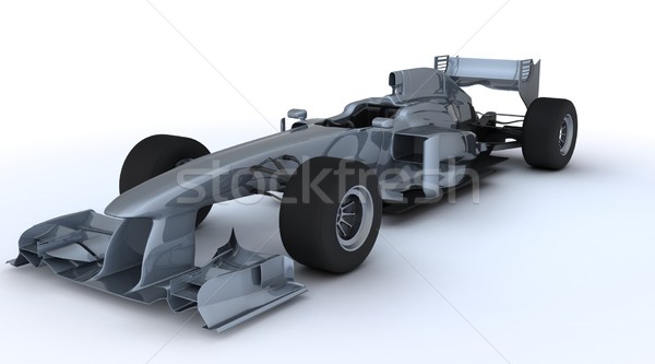 Open Racing auto rendering 3d Foto d'archivio © kjpargeter