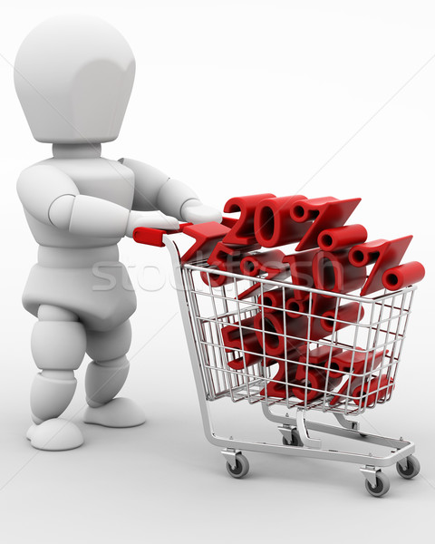 New Year sales Stock photo © kjpargeter