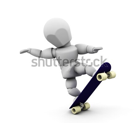 Skateboarder Stock photo © kjpargeter