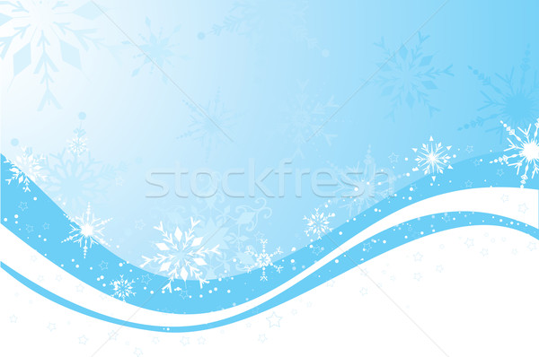 Kar tanesi soyut kar Noel soğuk kutlamak Stok fotoğraf © kjpargeter