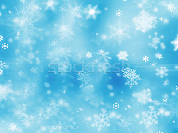 Foto stock: Copo · de · nieve · resumen · nieve · fondo · Navidad