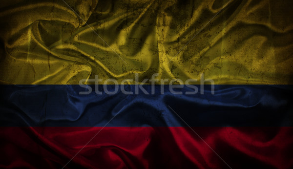 Grunge Colombian flag background Stock photo © kjpargeter
