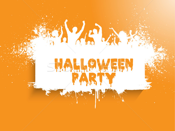 Grunge Halloween party background Stock photo © kjpargeter