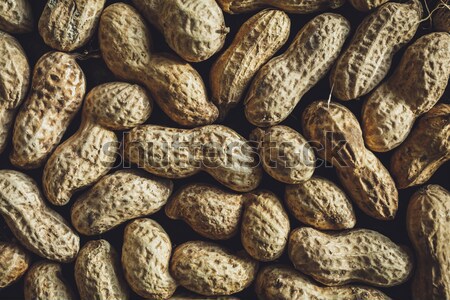Fraîches cacahuètes shell haut vue alimentaire [[stock_photo]] © kkolosov
