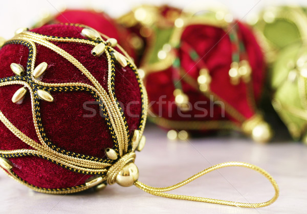 Navidad decoraciones tiro colorido fondo Foto stock © klauts
