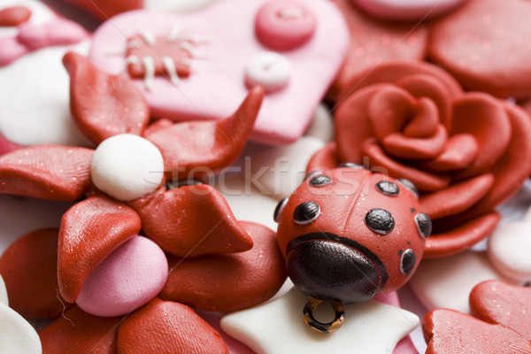 Feliz cosas macro tiro rosa Foto stock © klauts