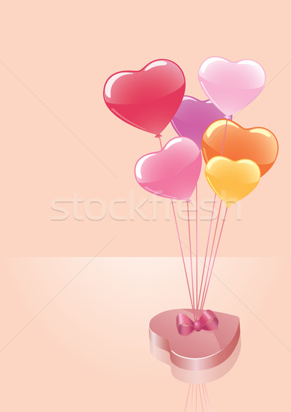 Dulces globos vector cuadro colorido perfecto Foto stock © klauts