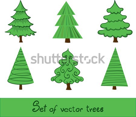 Vector Trees Stock photo © klauts