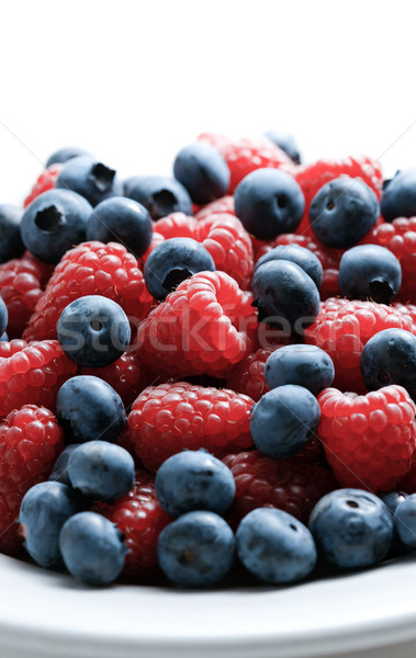 Bowl of berries Stock photo © klikk