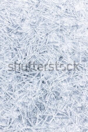 Congelato acqua texture bella gelo freddo Foto d'archivio © klikk