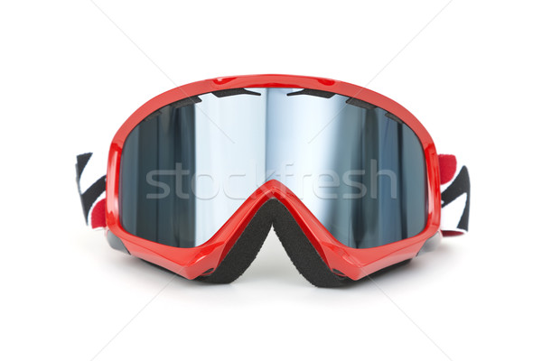 Skibrille isoliert weiß Marke neue Sport Stock foto © klikk