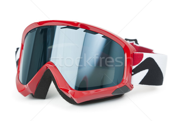 Skibrille isoliert weiß Marke neue Sport Stock foto © klikk