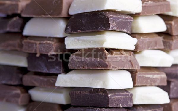 Hoog kwaliteit handgemaakt chocolade veel Stockfoto © klikk