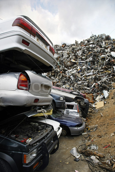 Metal auto auto industriali trash Foto d'archivio © klikk