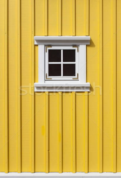 Yellow wooden wall Stock photo © klikk