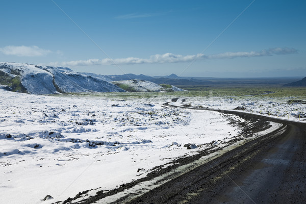 Berg weg geïsoleerd landschap voorjaar Stockfoto © klikk