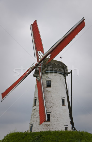 Windmill close-up Stock photo © Klodien