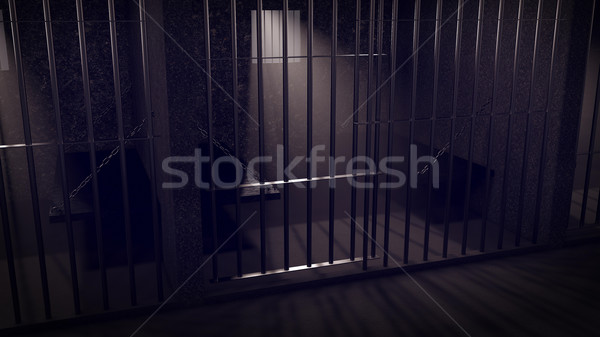 Prison cell interior Stock photo © klss