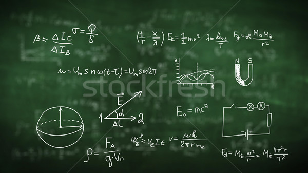 Chemical and physical figures Stock photo © klss