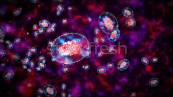 Abstract microscop 3D medical Imagine de stoc © klss