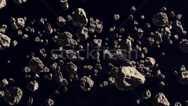  Asteroid field Stock photo © klss