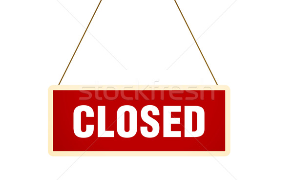 closed sign Stock photo © klss