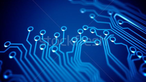 Circuit abstract calculator proiect industrie model Imagine de stoc © klss