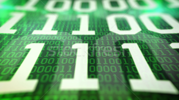 Closeup of Binary code. Stock photo © klss