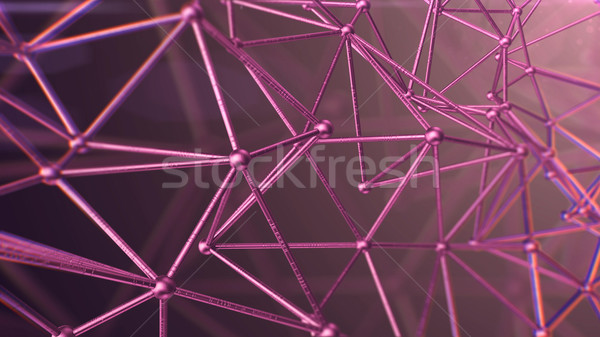 Absztrakt orvosi lényeg molekulák 3D renderelt kép Stock fotó © klss