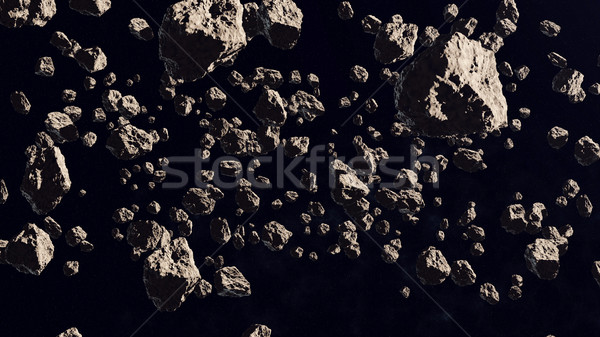 Inside the Asteroid belt  Stock photo © klss