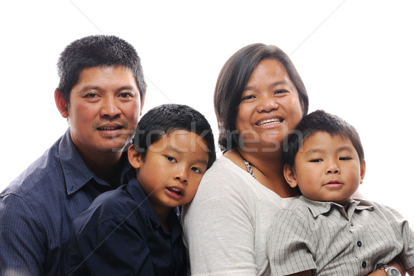 Stock photo: Filipino family