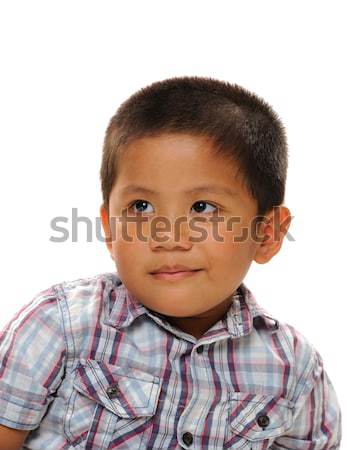 Asian Boy Looking Up Stock photo © KMWPhotography