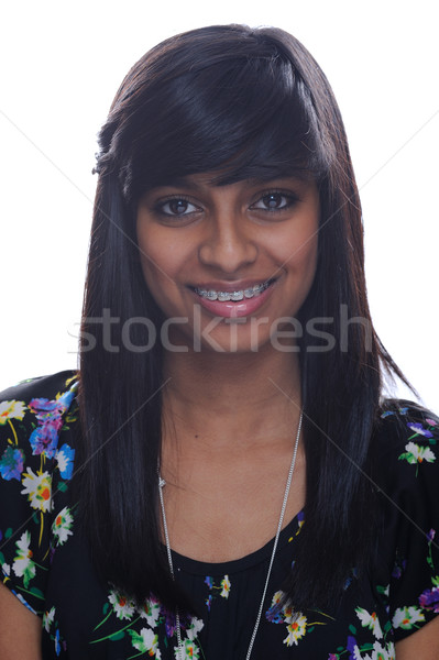 Asian girl with brace Stock photo © KMWPhotography