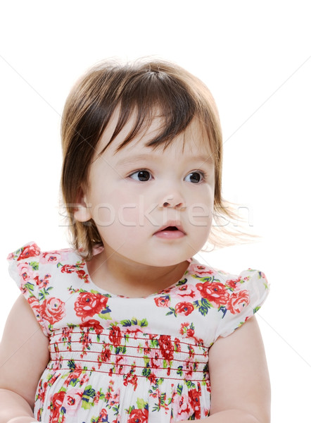 Portrait of baby girl Stock photo © KMWPhotography