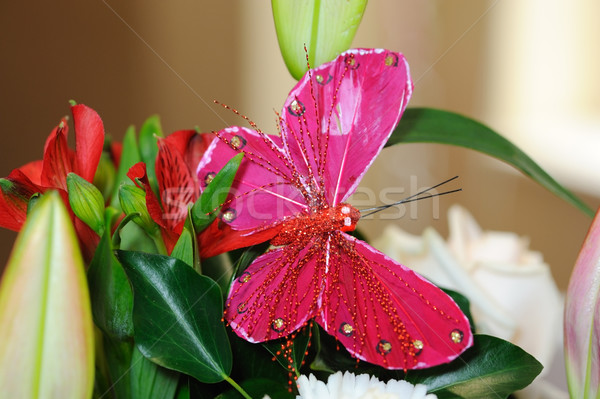 Stok fotoğraf: Kelebek · dekorasyon · düğün